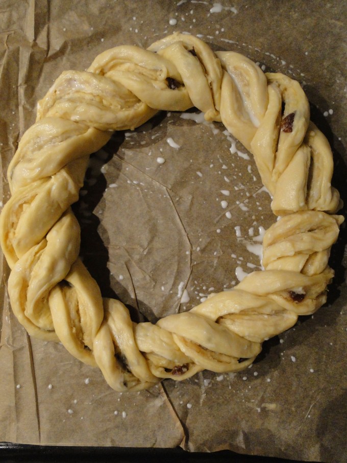 marzipan wreath