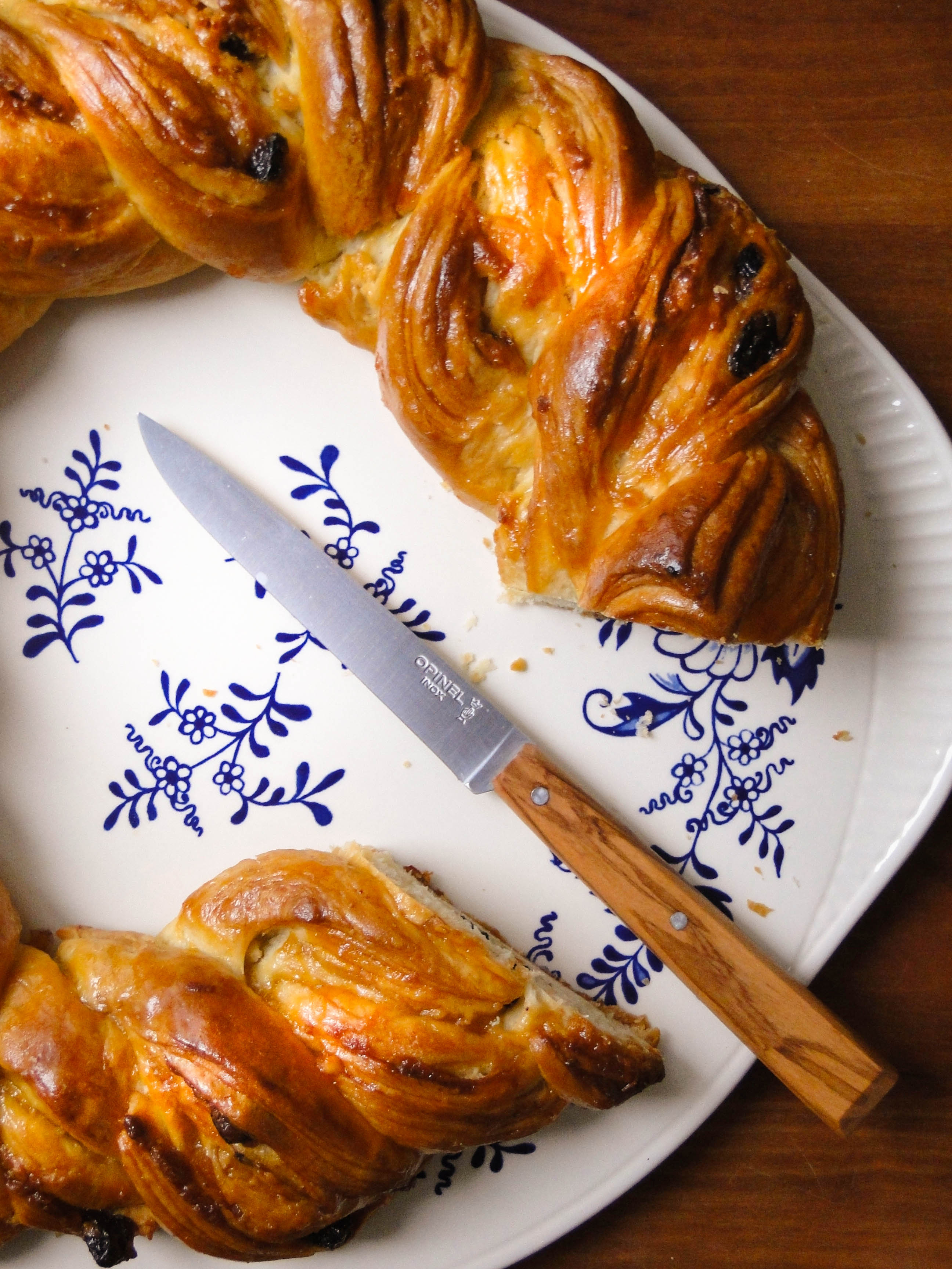 taking time for a marzipan wreath