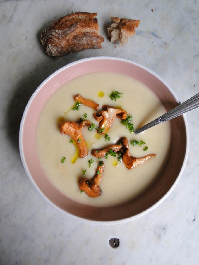 topinambour&potato soup