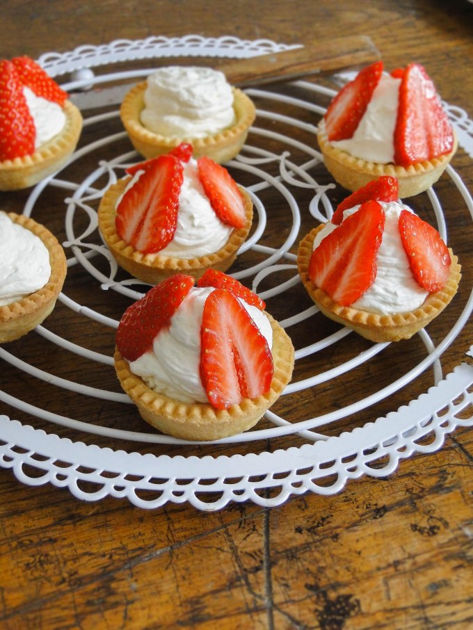 strawberry tartlets