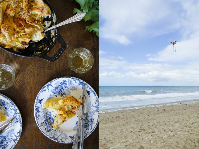 crab gratin & beach 2