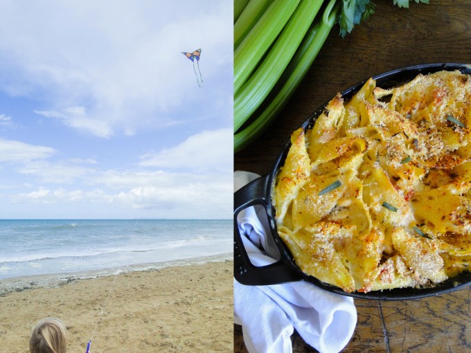 crab gratin & beach 3