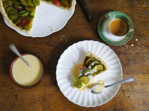 reine claude plum tart-7