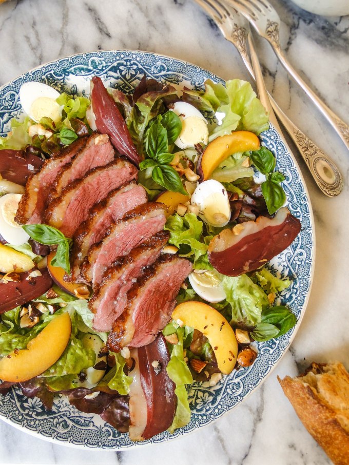 peach &amp; duck salad-2